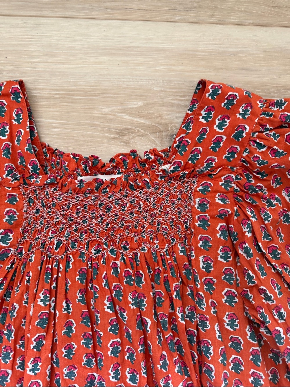 Doen Estee Dress In Calico Blooms - Picture 10 of 14